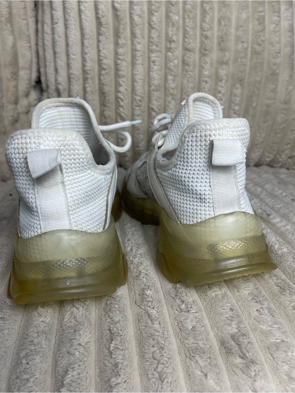 Steve Madden Maxima Rhinestone Women’s Chunky Platform Sneakers Size 7 Bling - Picture 5 of 12